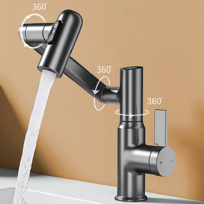 Revolutionary 360° Rotating LED Basin Faucet - Multi-Function Hot & Cold Water Mixer for Ultimate Bathroom Experience